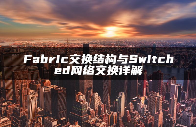 Fabric交换结构与Switched网络交换详解