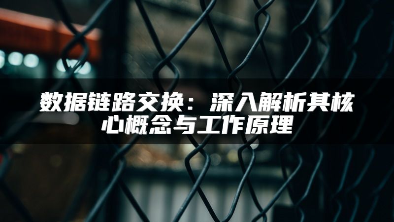 数据链路交换：深入解析其核心概念与工作原理