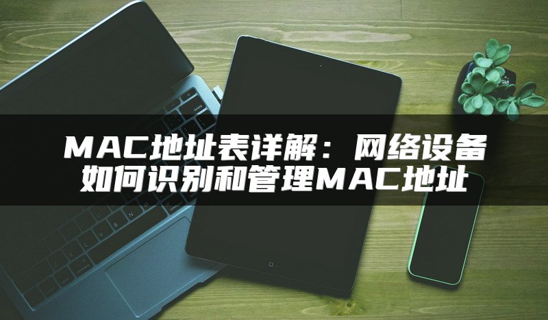 MAC地址表详解：网络设备如何识别和管理MAC地址