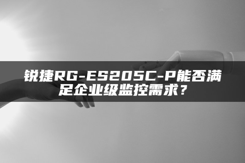 锐捷RG-ES205C-P能否满足企业级监控需求？