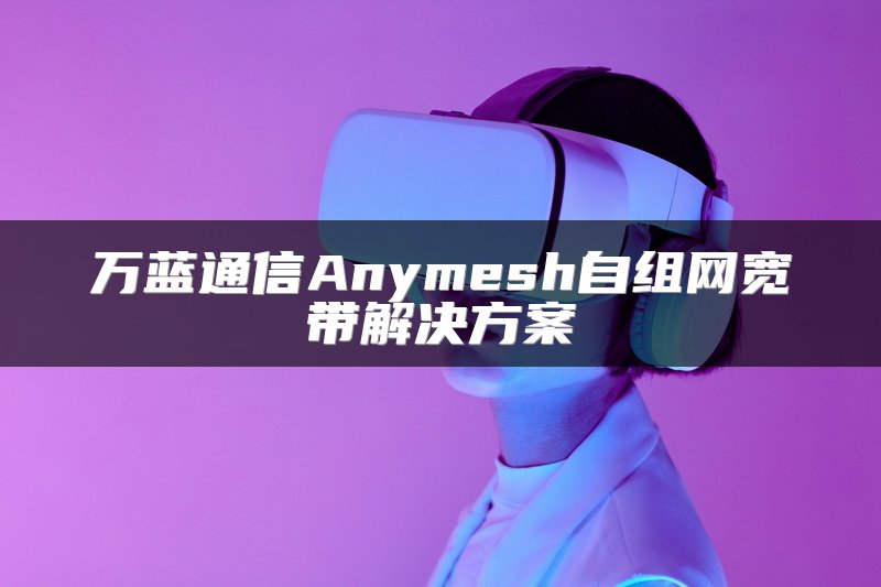 万蓝通信Anymesh自组网宽带解决方案