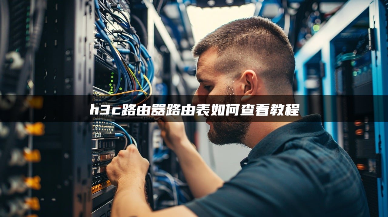 h3c路由器路由表如何查看教程